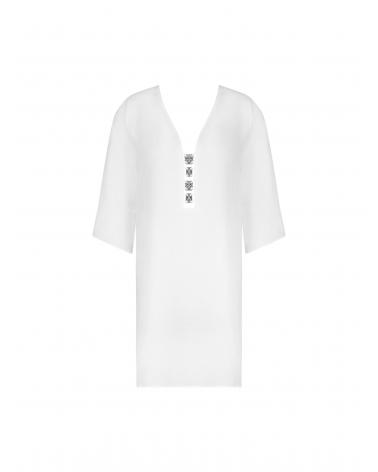 TUNICA LISE CHARMEL ECLAT DÁRGENT ASB4490 TALLAS: m; COLOR: blanco Temporada: verano 2026 - Colección Baño Mujer Online