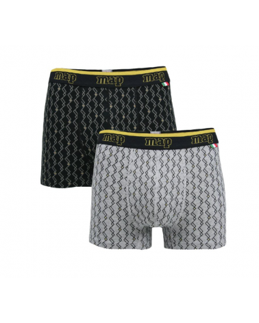 BOXER PACK 2 BOXER MAP GEOMETRIC 3103 TALLAS: 4, 5; COLOR: unico Temporada: anteriores - Hombre Ropa Interior y baño