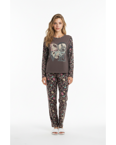 PIJAMA MASSANA MUJER PEACE P601246 TALLAS: s, l, xl; COLOR: unico Temporada: anteriores - Toda la lencería de noche de