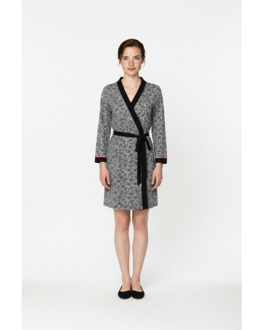 BATA MUJER EGATEX VISCOSA PARIS 132403 TALLAS: m, l, xl; COLOR: negro Temporada: inv 2013 - Toda la lencería de noche
