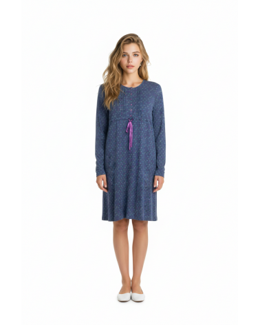 CAMSION EGATEX MANAGA LARGA sensitive 14264 TALLAS: s, m, l; COLOR: azul Temporada: invierno 2014-15 -   - PEPI GUERRA