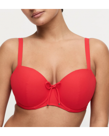 TOP BIKINI PRIMA DONNA COPA C ASWAN 4012416 COLOR: rojo, marino; TALLAS: 90, 95, 100, 105 Temporada: verano 2026 -