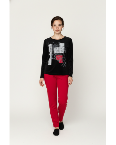 PIJAMA MARCA MASANNA MUJER P611219 TALLAS: m, l; COLOR: negro Temporada: anteriores - Toda la lencería de noche de