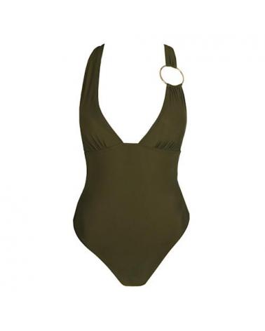 BAÑADOR SARDA LITA ANILLA DORADA 3600639 TALLAS: xs, s, m, l, xl; COLOR: negro, olive green, tourmalina Temporada: