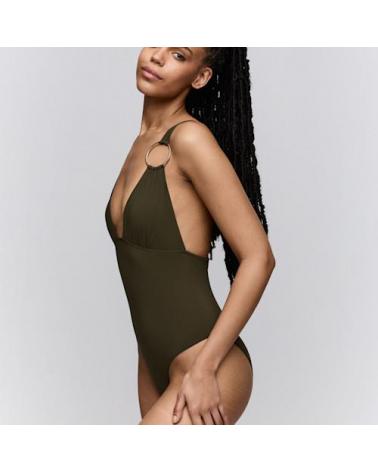 BAÑADOR SARDA LITA ANILLA DORADA 3600639 TALLAS: xs, s, m, l, xl; COLOR: negro, olive green, tourmalina Temporada: