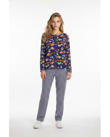 PIJAMA MUJER MASSANA ERIZOS p641238  Temporada: invierno 2014-15 - Toda la lencería de noche de mujer online  - PEPI