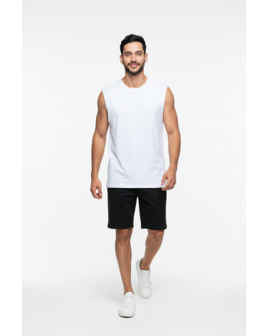 CAMISETA MAP SIN MANGAS HOMBRE ALGODON 363 COLOR: blanco, negro; TALLAS: 3, 4, 6, 5 Composición: algodón, elástano;