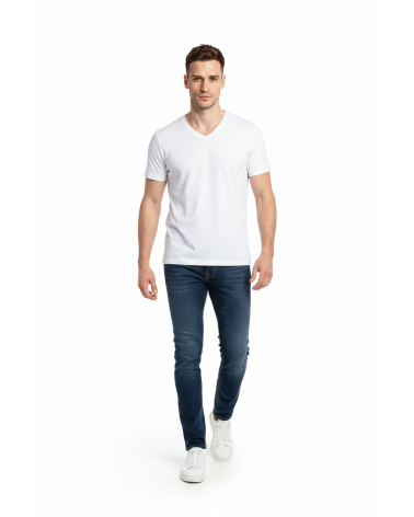 CAMISETA ABANDERADO 506 NEW AGE CUELLO PICO ALGODON
