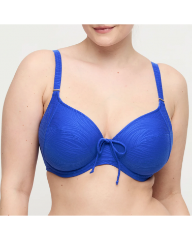 TOP BIKINI PRIMA DONNA SWIM MANTAS 4013410 COPA G COLOR: azul eléctrico; TALLAS: 90, 95, 100, 85, 105, 115, 110, 120