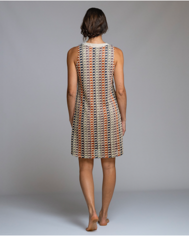 VESTIDO SIN MANGAS CROCHET ESPECIAL SEÑORETTA 261155