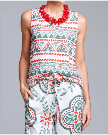 TOP MUJER SEÑORETTA ESTAMPADA 261302