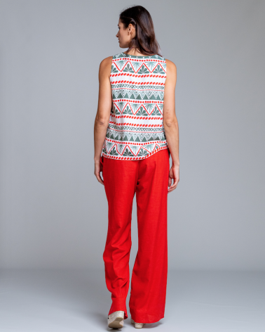 TOP MUJER SEÑORETTA ESTAMPADA 261302