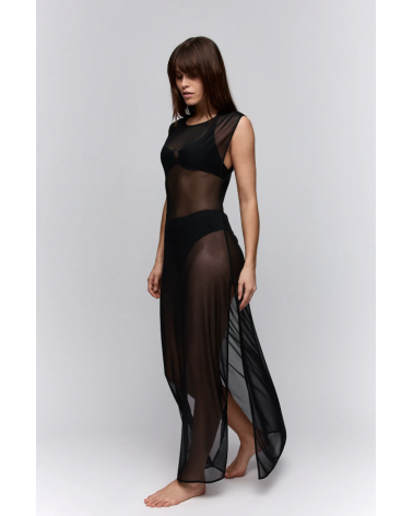 VESTIDO LARGO SARDA SHA NEON 3601170 TALLAS: xs, s, m, l, xl; COLOR: negro, neon Temporada: verano 2026 - Colección