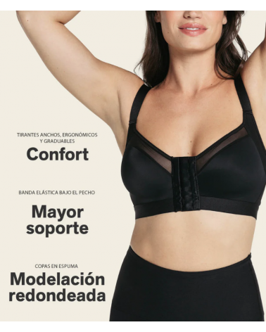 SUJETADOR DEPORTIVO CORRECTOR ESPALDA COPA D LEONISA 11936