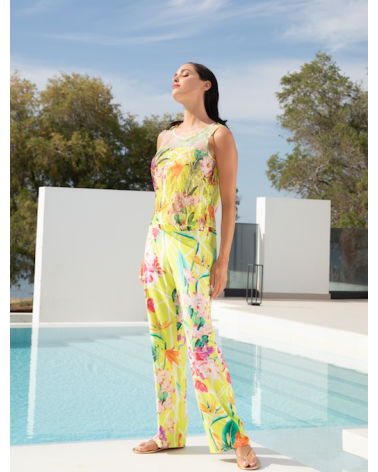 PANTALON LISE CHARMEL ASB0093 FLEURS SPLENDEUR