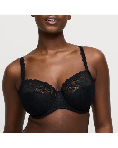 SUJETADOR PRIMA DONNA COPA E RUPI 142470 COLOR: negro, natural; TALLAS: 90, 95, 100, 85, 105, 115, 110 Composición: