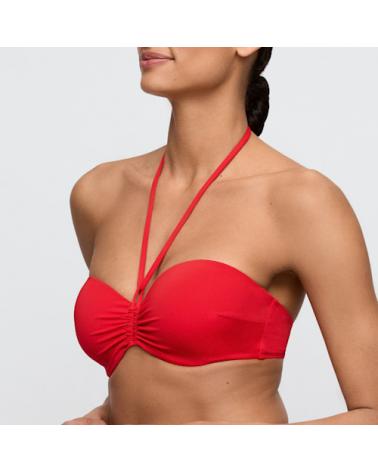 BANDEAU BIKINI MARIE JO MADURAI COPA A COLOR: rojo; TALLAS: 90, 95, 100 Composición: poliamida, elástano; Temporada: