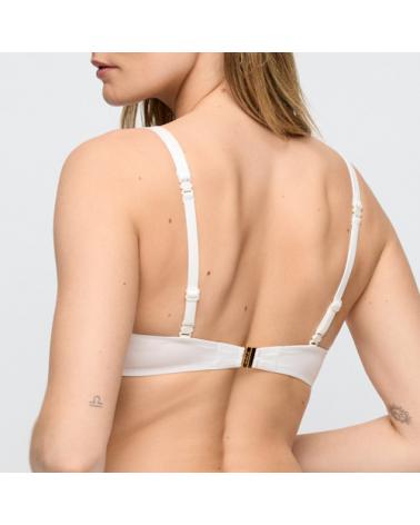 TOP BIKIINI MARE JO TALEAH COPA C 1008616 COLOR: blanco; TALLAS: 90, 95, 100, 85 Temporada: verano 2026 - Colección