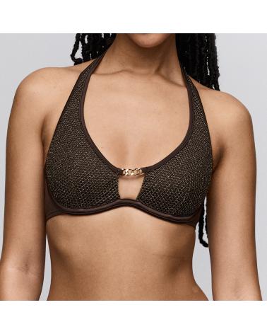 TOP BIKINI SARSA JANJA COPA C 3601614 COLOR: azul, chocolate; TALLAS: 90, 95, 100, 85 Composición: poliéster