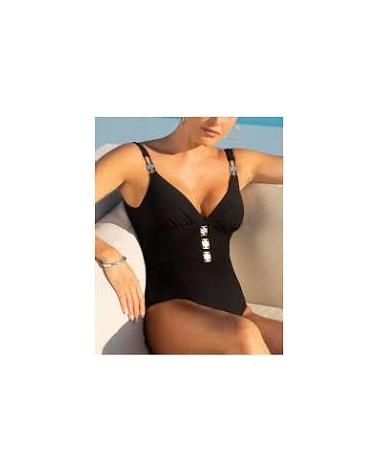 BAÑADOR LISE CHARMEL ECLAT D,PLATA ABB6990 COPA B COLOR: negro; TALLAS: 90, 95, 100, 85 Temporada: verano 2026 -