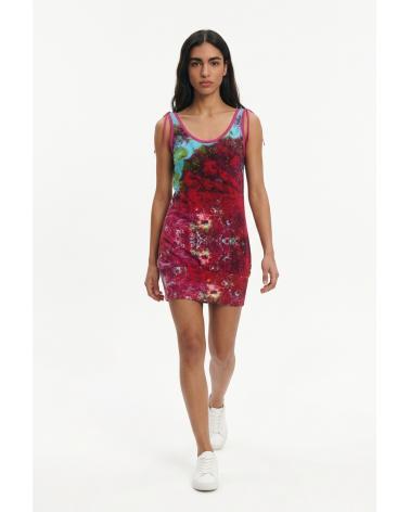 vestido señoretta ESTAMPAFO 121326 TALLAS: s, m; COLOR: fucsia Composición: viscosa, elástano; Temporada: anteriores -