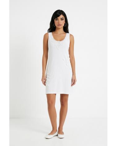 VESTIDO SEÑORETTA IBICA 151310 TALLAS: m, l, xl; COLOR: blanco, negro, azul Composición: algodón, viscosa; Temporada: