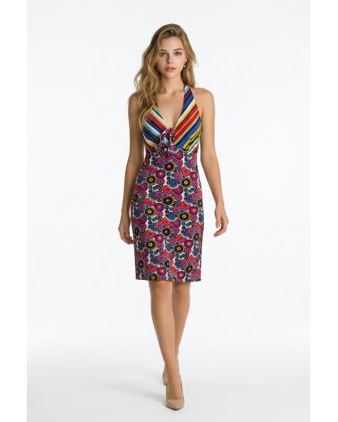 vestido señoretta 111179 TALLAS: l; COLOR: rojo Composición: viscosa, elástano; Temporada: anteriores - Ropa de mujer 