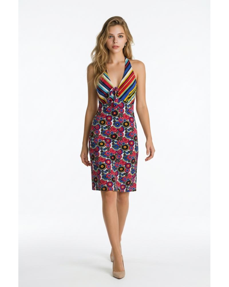 vestido señoretta 111179 TALLAS: l; COLOR: rojo Composición: viscosa, elástano; Temporada: anteriores - Ropa de mujer 