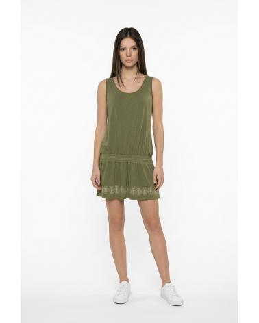 vestido señoretta 111163 TALLAS: m; COLOR: verde Temporada: anteriores - Ropa de mujer  - PEPI GUERRA