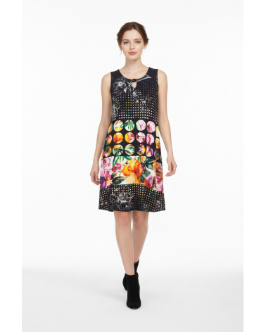 VESTIDO SIN MANGAS EGATEX 191527 TALLAS: m, l, xl, xxl; COLOR: negro Temporada: ver19 - Ropa de mujer  - PEPI GUERRA