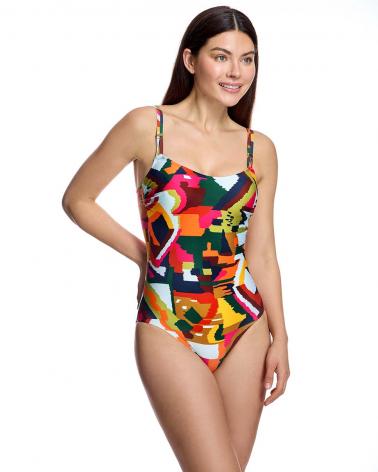 BAÑADOR OPY COPA C GEOMTRICO W260181C TALLAS: 90, 95, 100; COLOR: unico Composición: poliamida, elástano; Temporada: