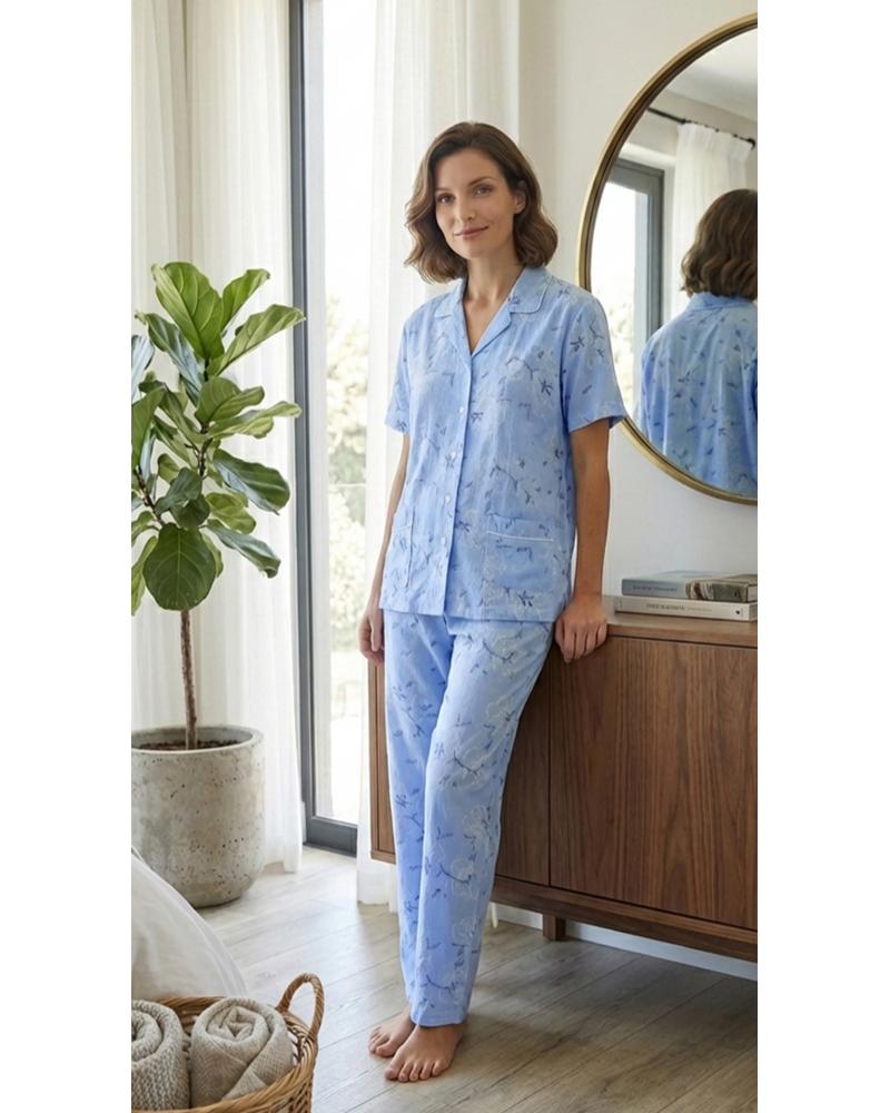 PIJAMA MUJE LOHE PANTALON LARGO V263194