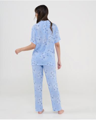 PIJAMA MUJE LOHE PANTALON LARGO V263194