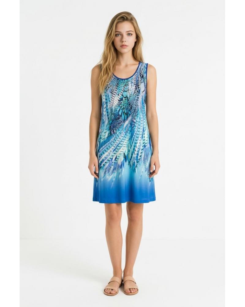 vestido egatex 181541 TALLAS: m, l, xl, xxl, 3xl; COLOR: azul Temporada: ver18 - Ropa de mujer  - PEPI GUERRA
