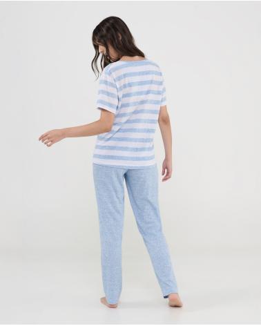 PIJAMA MANGA LARGA RAYAS VIGORE V263183 TALLAS: s, m, l, xl, xxl, 3xl; COLOR: unico Temporada: verano 2026 - Toda la