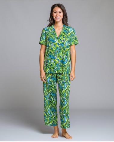 PIJAMA MUJER SEÑORETTA ESTAMPADO 261102 TALLAS: m, l, xl; COLOR: unico Temporada: verano 2026 - Toda la lencería de