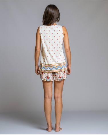 PIJAMA MUJER SEÑORETTA 261106 TALLAS: m, l, xl, xxl; COLOR: unico Composición: algodón; Temporada: verano 2026 - Toda