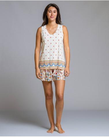PIJAMA MUJER SEÑORETTA 261106 TALLAS: m, l, xl, xxl; COLOR: unico Composición: algodón; Temporada: verano 2026 - Toda