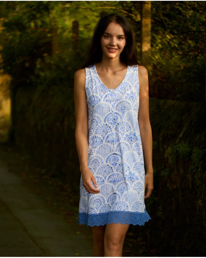 CAMISON SEÑORETTA ALGODON ORGANICO 261113 TALLAS: l, xl, xxl, 3xl; COLOR: unico Composición: algodón; Temporada: verano