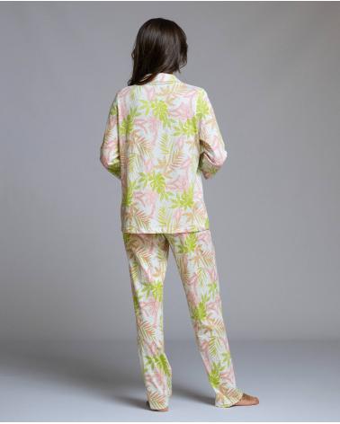 PIJAMA SEÑORETTA MANGA CORTA 261136 TALLAS: m, l, xl; COLOR: unico Temporada: verano 2026 - Toda la lencería de noche