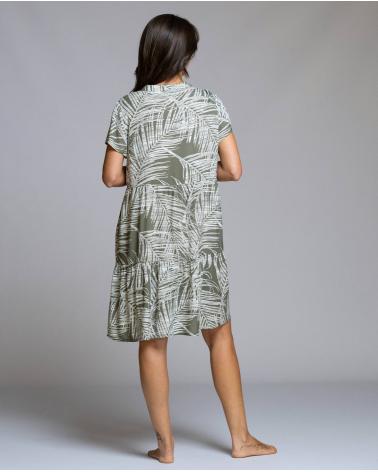 VESTIDO SEÑORETTA ESTAMPADO VOLANTES 261191 TALLAS: xl, xxl, 3xl, 4xl; COLOR: unico Temporada: verano 2026 - Ropa de