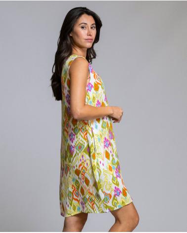 VESTIDO SEÑORETTA SIN MANGAS 261197 TALLAS: m, l, xl, xxl; COLOR: unico Temporada: verano 2026 - Ropa de mujer  - PEPI
