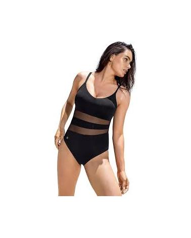 BAÑADOR LEONISA REDUCTOR 19A151F TALLAS: m, l; COLOR: negro Temporada: verano 2026 - Colección Baño Mujer Online  -