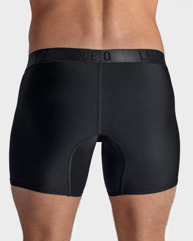 BOXER LARGO LEONISA MICRO 33349 TALLAS: m, l, xl; COLOR: negro Temporada: anteriores -   - PEPI GUERRA