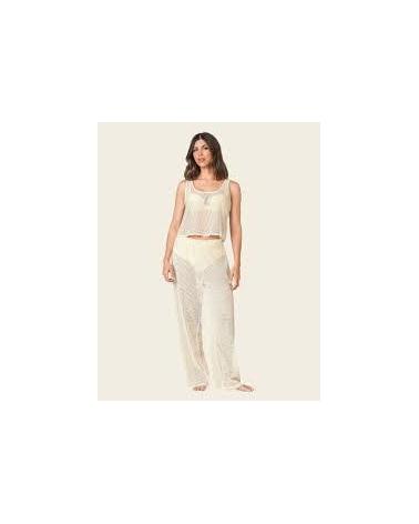 CONJUNTO LEONISA REJILLA PANTALON LARGO