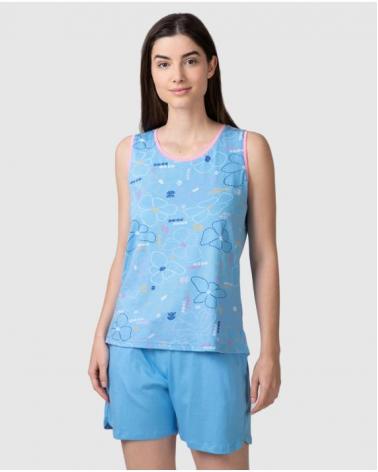 PIJAMA MUJER MASSANA P261200 ALGODON