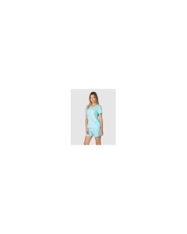 PIJAMA MUJER MASSANA TANCEL MANGA CORTA P261209 TALLAS: m, l; COLOR: azul Temporada: verano 2026 -   - PEPI GUERRA