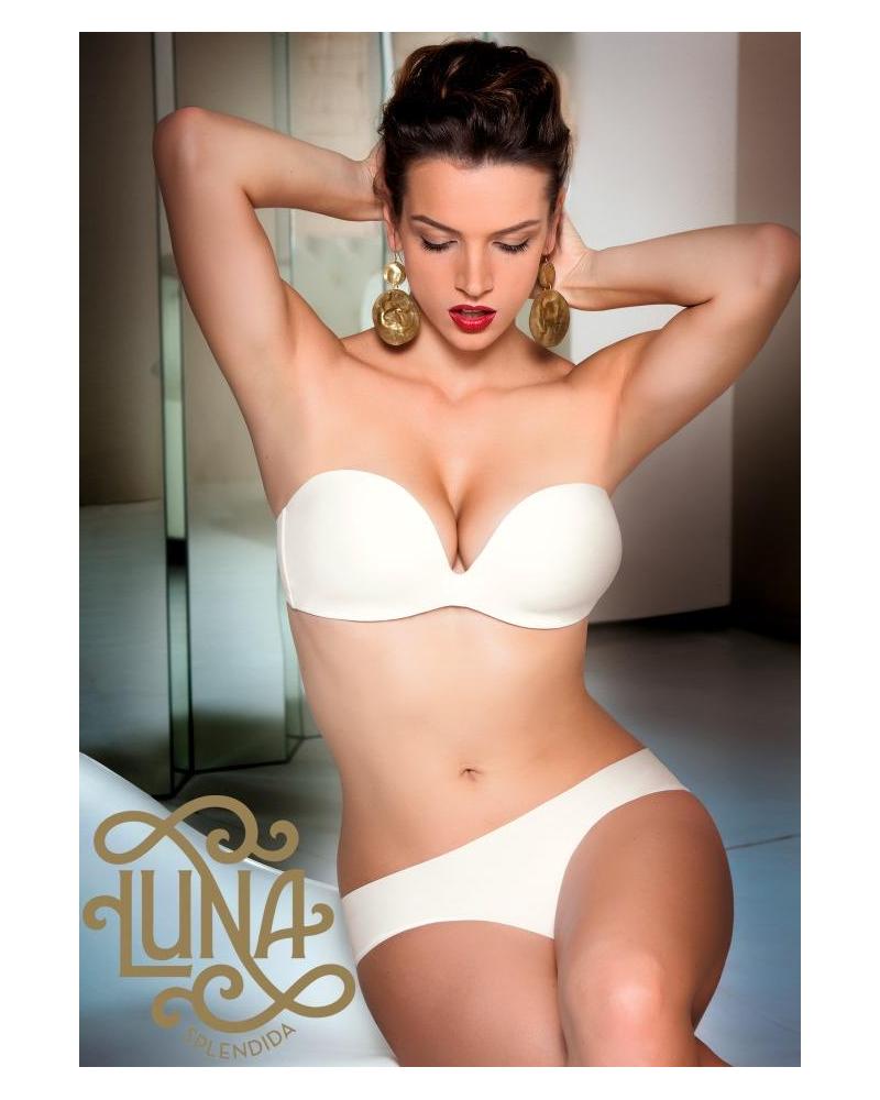 STRAPLESS LUNA SECRET SENSE COPA B 11062 TALLAS: 90, 95, 100, 85, 105; COLOR: neige Temporada: verano 2026 -   - PEPI