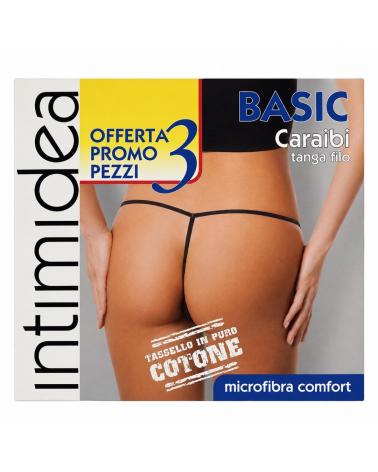 pack3 tangas hilo intimidea 310566 tanga caraibi COLOR: negro; TALLAS: u Temporada: ver19 -   - PEPI GUERRA