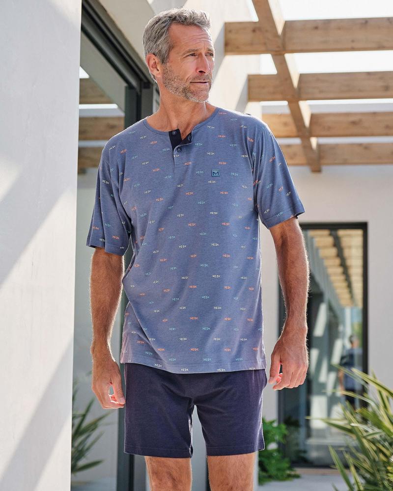 PIJAMA HOMBRE MASSANA P261309 TALLAS: m, l, xl, xxl, 3xl; COLOR: unico Temporada: verano 2026 -   - PEPI GUERRA
